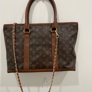 Louis Vuitton Classic Brown Monogram Weekend Tote